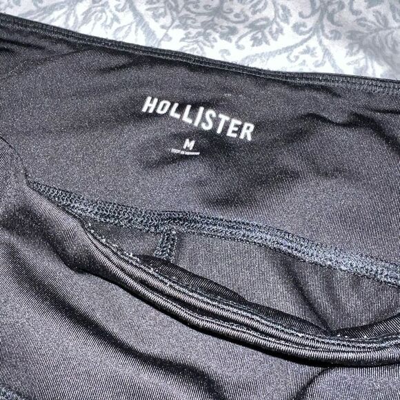 Hollister and Jennifer Lopez leggings wet look black vinyl snakeskin bundle set - Picture 3 of 8
